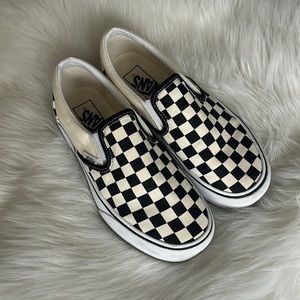 Slip-on Stackform checkered Vans
